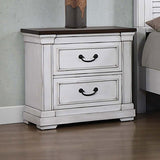 Hillcrest - 2-Drawer Nightstand - Distressed White