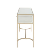 Wisteria - Accent Table - Mirrored & Rose Gold