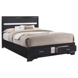 Miranda - Storage Wood Panel Bed