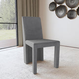 Tordera - Velvet Upholstered Dining Side Chair (Set of 2) - Gray