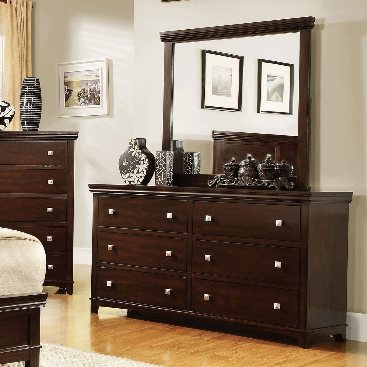 Spruce - Dresser - Brown Cherry