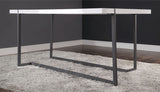 Alisha - Dining Table - White / Black