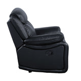 Ralorel - Sofa - Black Top Grain Leather