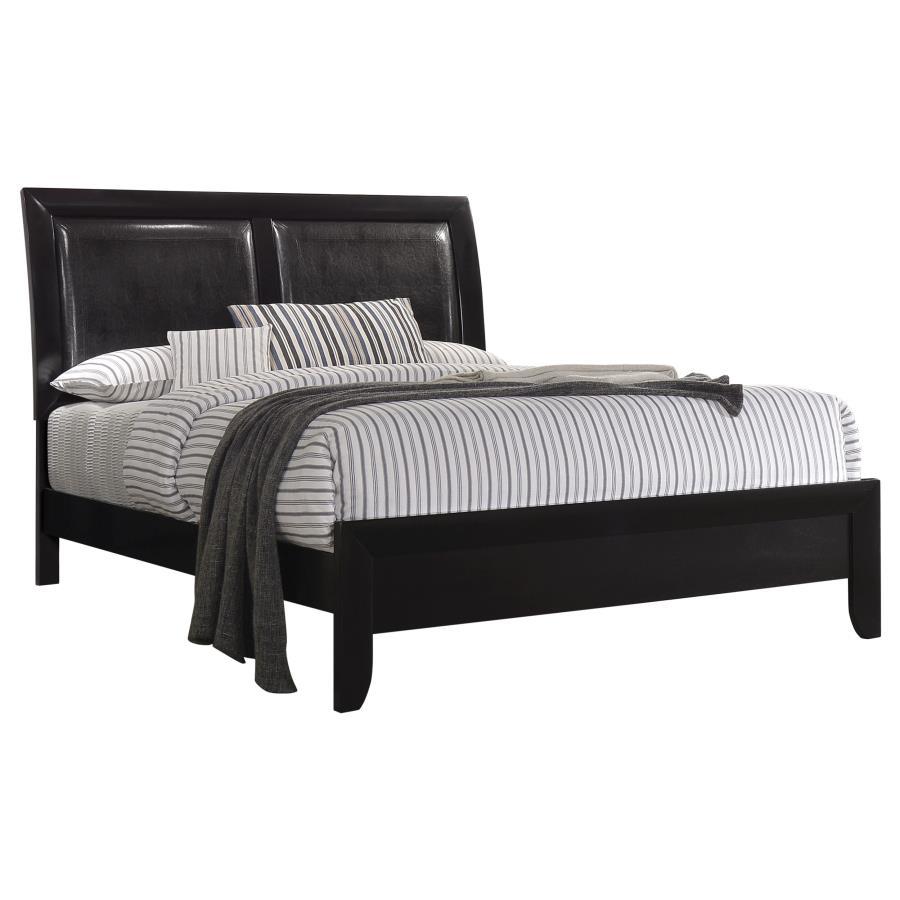 Briana - Wood Panel Bed