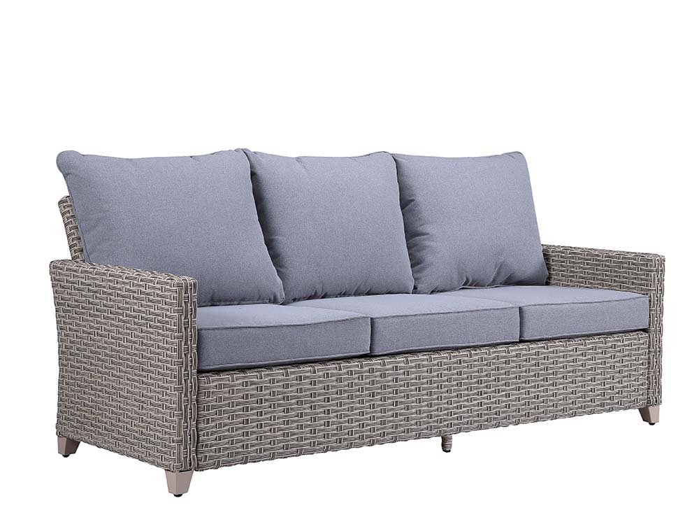 Greeley - Patio Set - Gray Fabric & Gray Finish