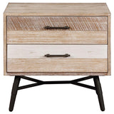 Marlow - 2-Drawer Nightstand - Rough Sawn Multi