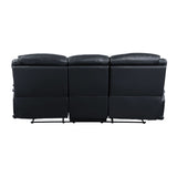 Ralorel - Sofa - Black Top Grain Leather