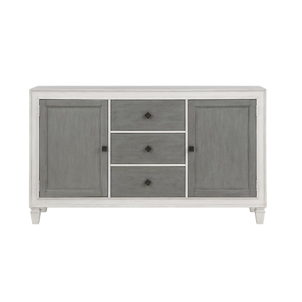 Katia - Server - Rustic Gray & Weathered White