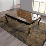 Betria - Coffee Table - Gold & Black