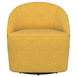 Leon - Upholstered Barrel Accent Swivel Chair