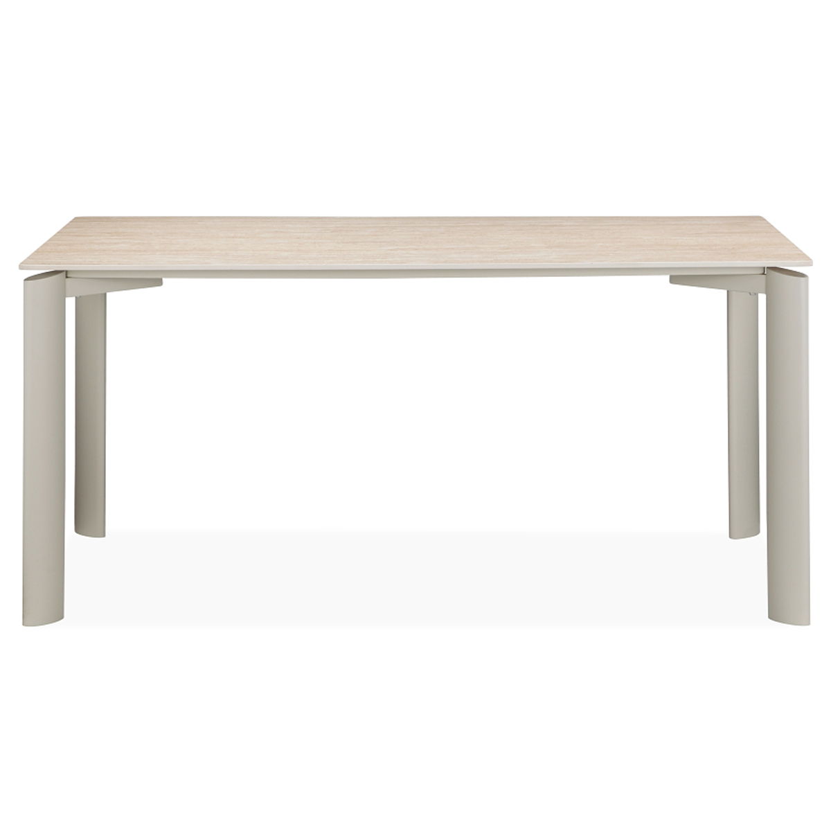 Ingram - Dining Table - Sintered Stone & Light Gray Finish