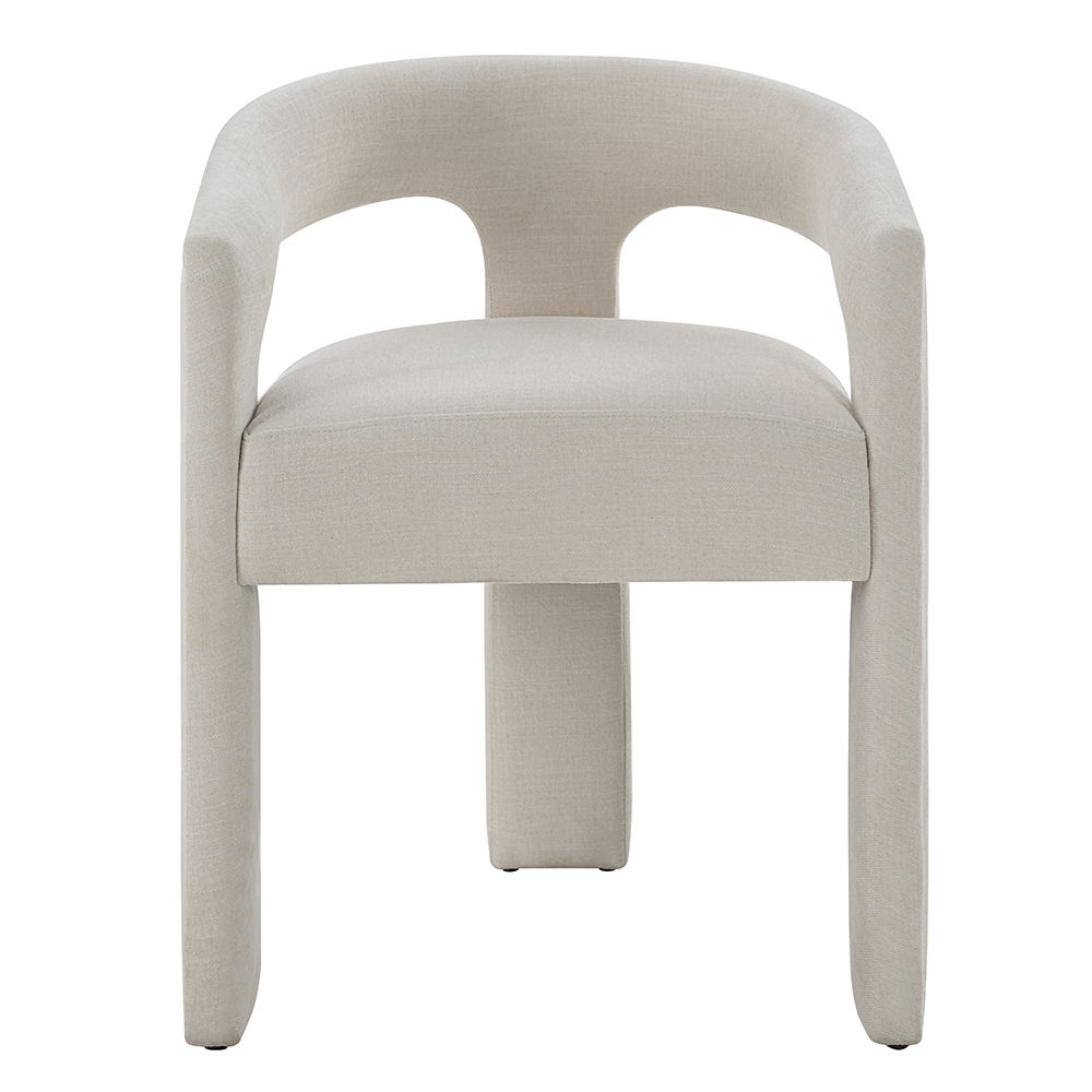 Gamarya - Side Chair (Set of 2) - White Chenille