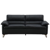 Eilene - Loveseat - Black