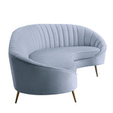 Ballard - Sofa - Light Gray Velvet