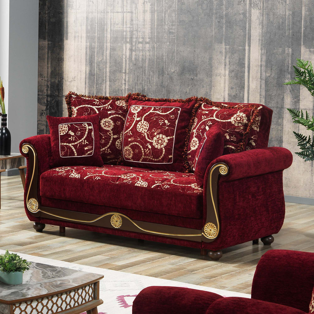 Ottomanson Americana - Convertible Loveseat With Storage