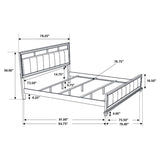 Barzini - Wood Panel Bed