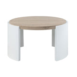 Zoma - Coffee Table - Oak & White High