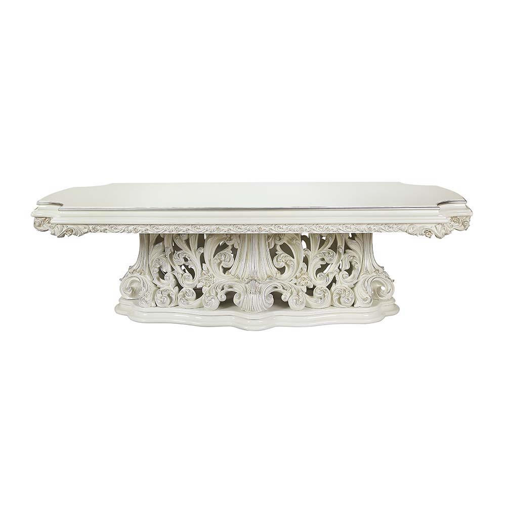 Adara - Dining Table - Antique White Finish