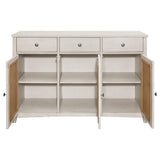 Kirby - 3-Drawer Sideboard Buffet Cabinet - Rustic Off White