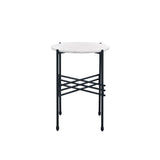 Taigi - Chair & Table - Gray Velvet & Black