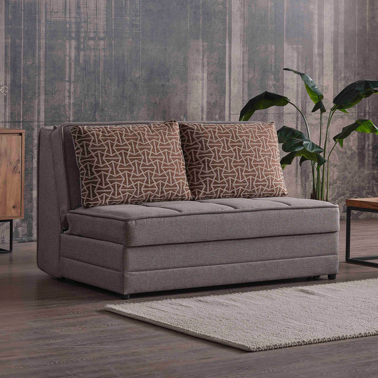 Ottomanson Studio - Convertible Loveseat With Storage