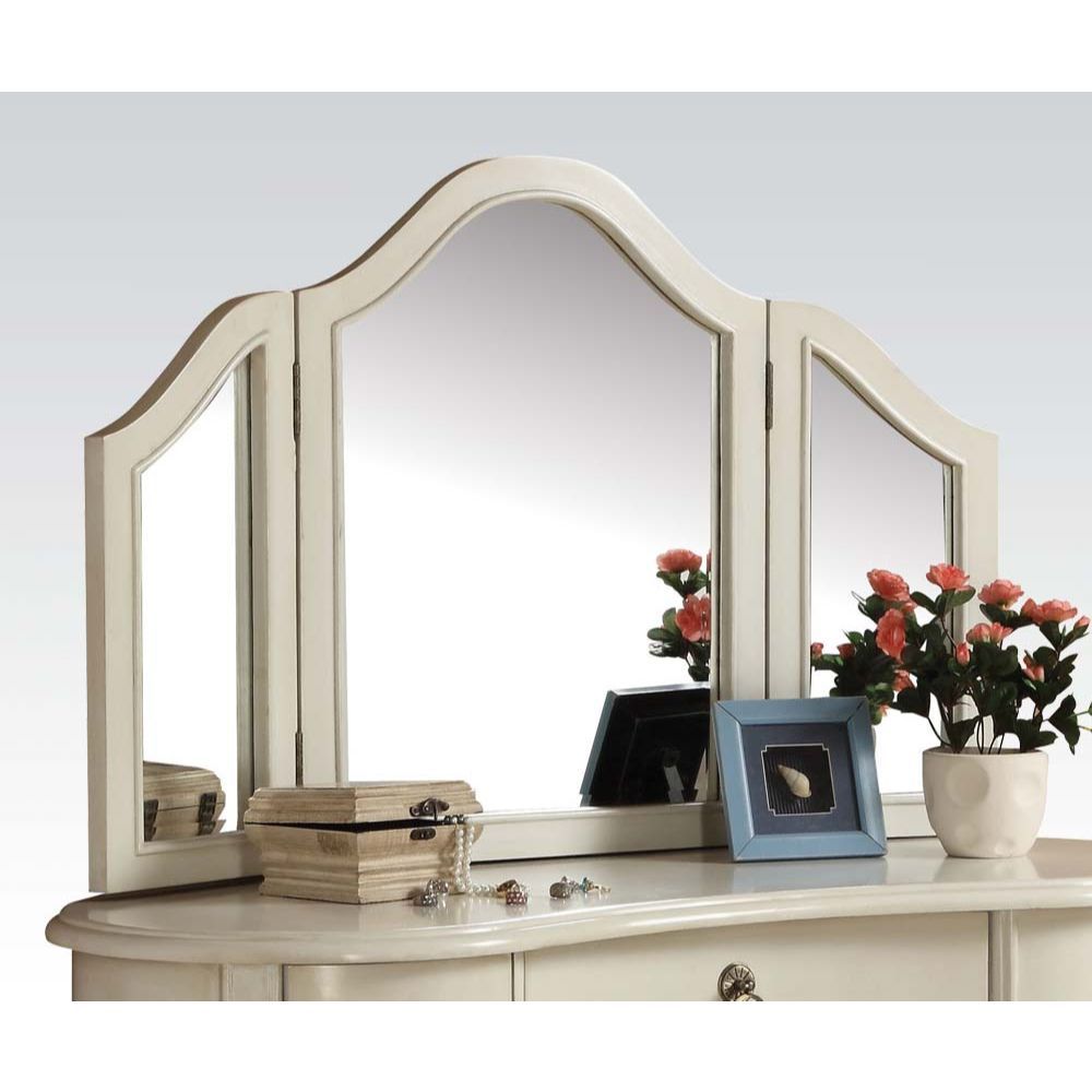 Trini - Vanity Mirror - White