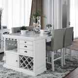 Sutton - Counter Height Table - Antique White