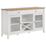 Hollis - 2 Door Dining Sideboard Buffet Storage Cabinet - White