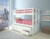 Micah - Bunk Bed & Trundle w/3 Drw