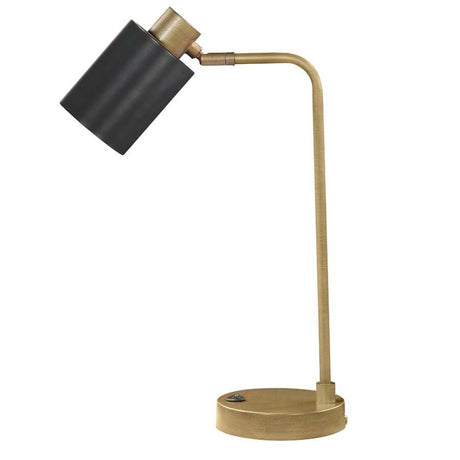 Cherise - Adjustable Angle Table Lamp - Antique Brass