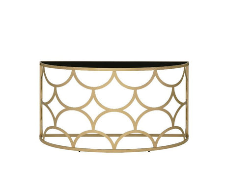 Altus - Accent Table - Gold Finish