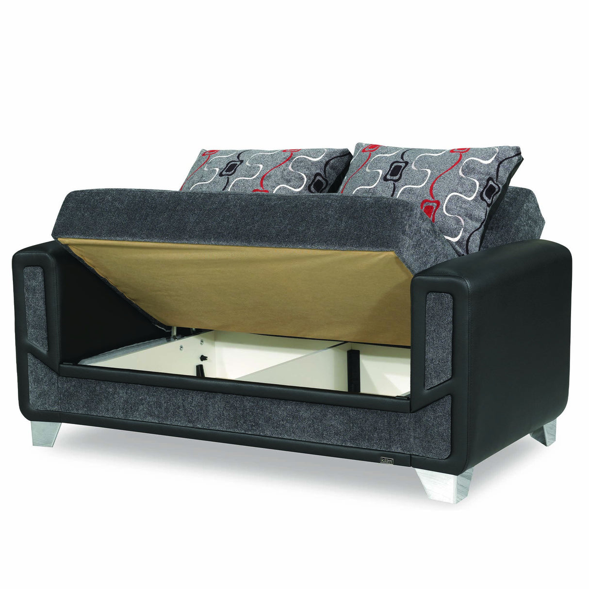 Ottomanson Mondo Modern - Convertible Loveseat With Storage