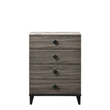 Avantika - Chest - Faux Marble & Rustic Gray Oak