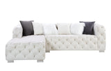 Qokmis - Sectional Sofa w/6 Pillows