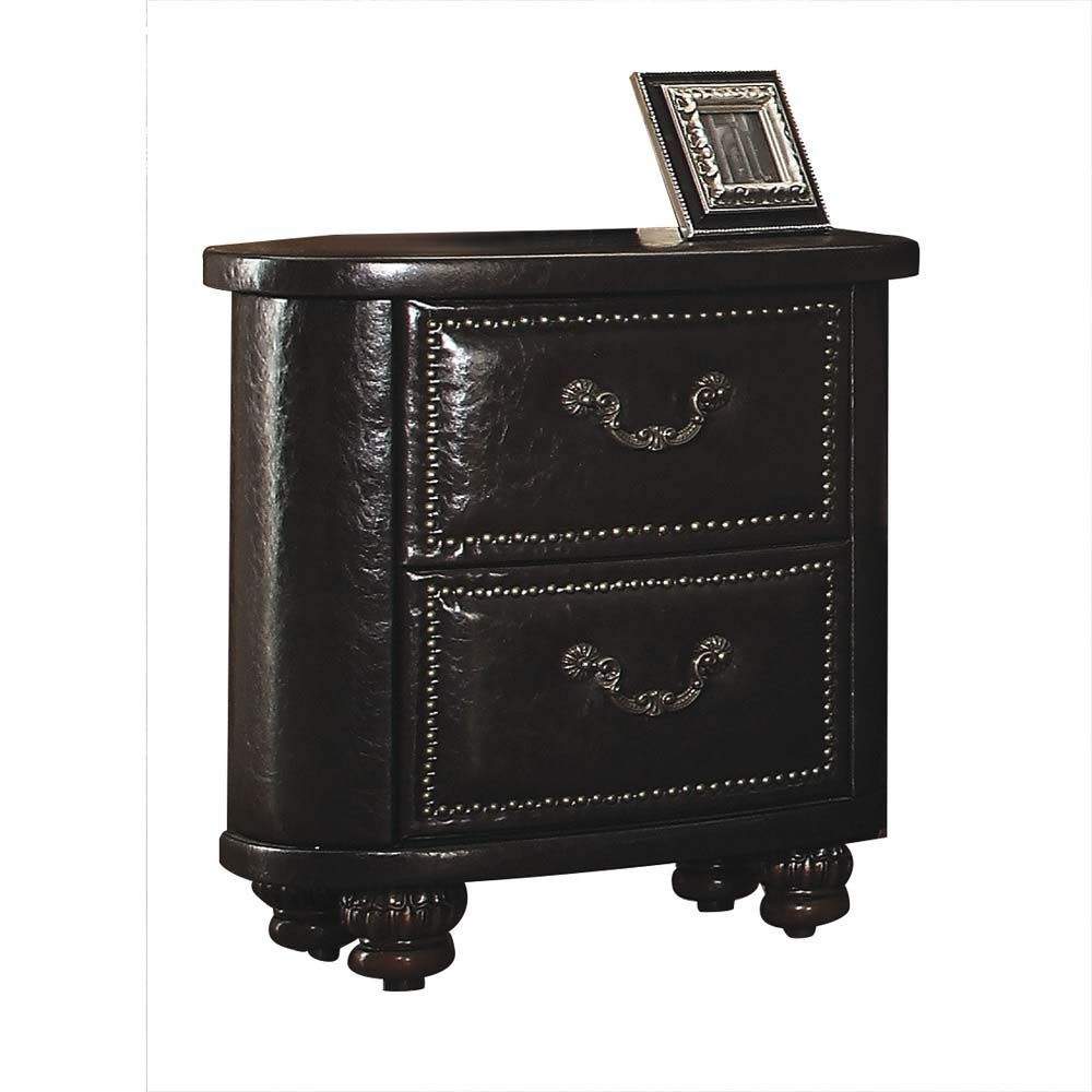 Varada - Nightstand - Vintage Espresso PU