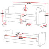 Ottomanson Sara - Convertible Sofa Bed With Storage