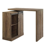 Quillon - Bar Table - Rustic Oak Finish