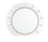 Farai - Wall Decor - Mirrored & Faux Crystal Diamonds - 29"