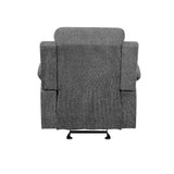 Kalen - Glider Recliner - Gray Chenille