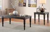 Kami - End Table - Antique Black