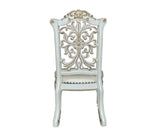 Vendom - Side Chair (Set of 2) - PU & Antique Pearl Finish - 48"