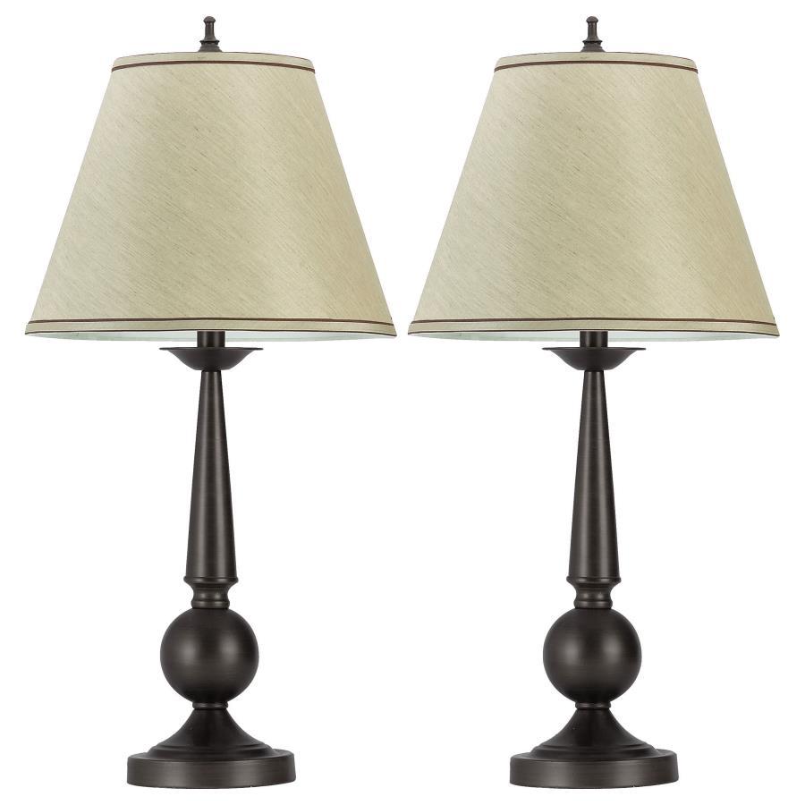 Ochanko - Empire Shade Table Lamp (Set of 2) - Bronze