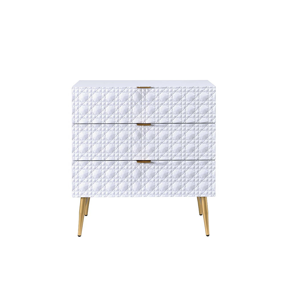 Maisey II - Dresser - White & Gold