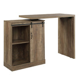 Quillon - Bar Table - Rustic Oak Finish