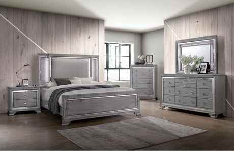 Alanis - Nightstand - Light Gray