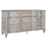 Evangeline - 9-Drawer Dresser - Silver Oak