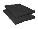 7Deluxe Innerspring Futon Pad - Black