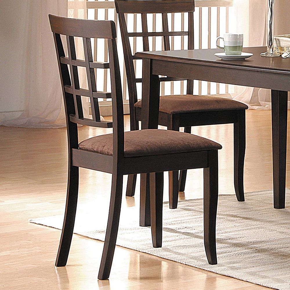 Cardiff - Side Chair (Set of 2) - Dark Brown - 18"