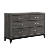 Watson - 6-Drawer Dresser - Gray Oak