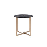 Bromia - End Table - Black & Champagne